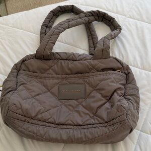 Marc Jacobs Quilted Taupe Shoulder Bag